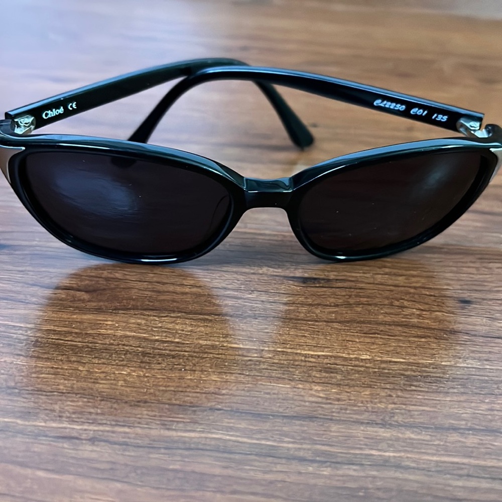 Chloe’ Women’s Black Sunglasses